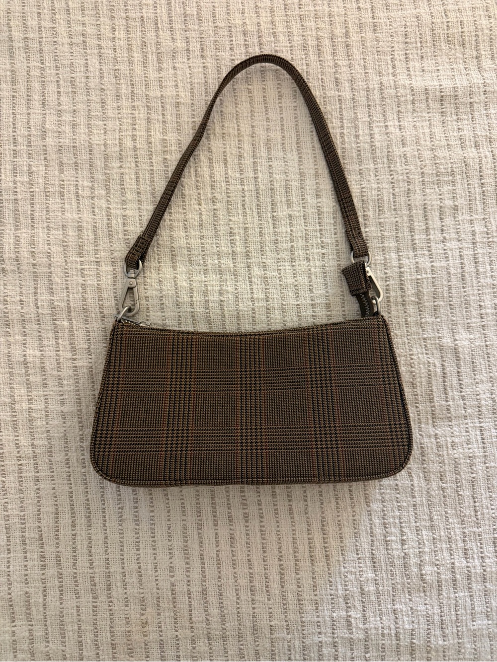 Brandy Melville Brown Plaid Shoulder Bag - Women